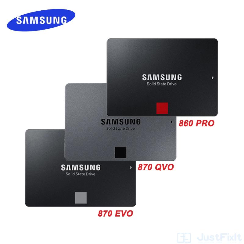 새로운 삼성 SSD 500GB 870 EVO QVO 250G 내장 솔리드 스테이트 디스크 1T 2T HDD 하드 드라이브 860 PRO SATA 3 2.5 노트북 HDD 컴퓨터 용